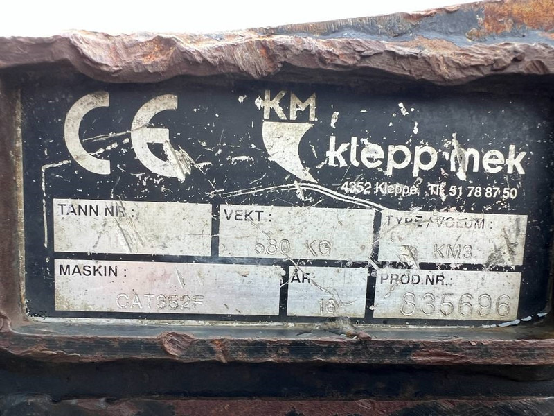 Attacco rapido per Macchina da cantiere KLEPP MEK KM 3 / VOLVO S3 - 349E / 352F: foto 15