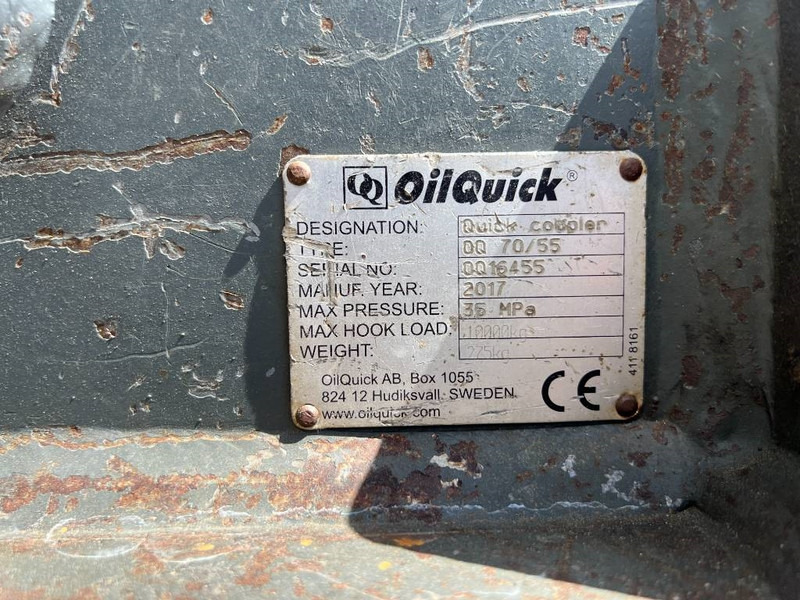 OilQuick OQ70/55 - EC210 / EC220 - Attacco rapido per Macchina da cantiere: foto 5 OilQuick OQ70/55 - EC210 / EC220 - Attacco rapido per Macchina da cantiere: foto 5