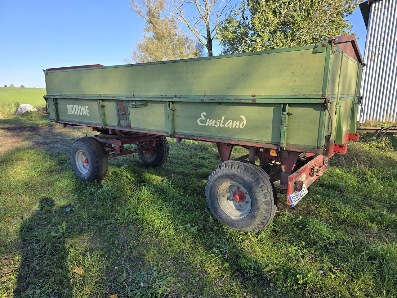 Krone Emsland 90 ZK - Rimorchio a cassone agricolo: foto 4 Krone Emsland 90 ZK - Rimorchio a cassone agricolo: foto 4