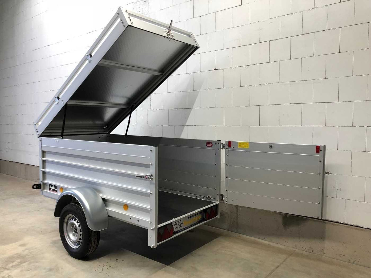 KOCH U2 mit 2 x BWEH, Deckel, Tür Deckelanhänger - Rimorchio per auto: foto 2 KOCH U2 mit 2 x BWEH, Deckel, Tür Deckelanhänger - Rimorchio per auto: foto 2