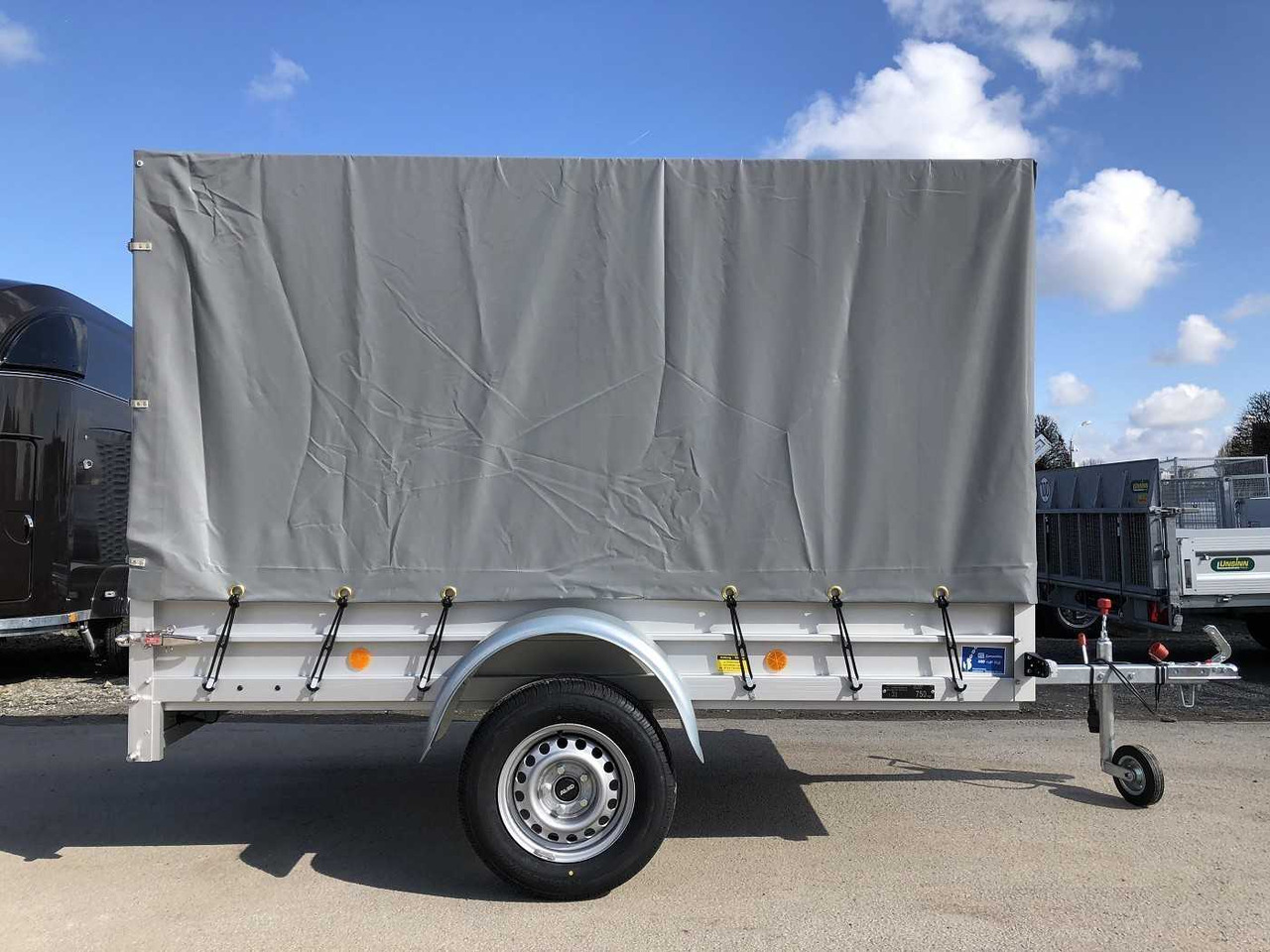 KOCH U4 mit Plane 1100 grau Kastenanhänger ungebremst - Rimorchio per auto: foto 1 KOCH U4 mit Plane 1100 grau Kastenanhänger ungebremst - Rimorchio per auto: foto 1