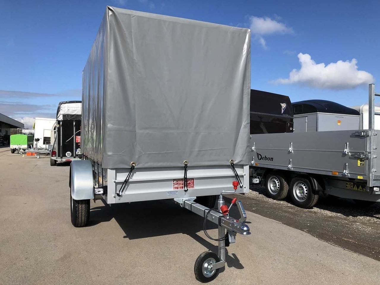 KOCH U4 mit Plane 1100 grau Kastenanhänger ungebremst - Rimorchio per auto: foto 2 KOCH U4 mit Plane 1100 grau Kastenanhänger ungebremst - Rimorchio per auto: foto 2