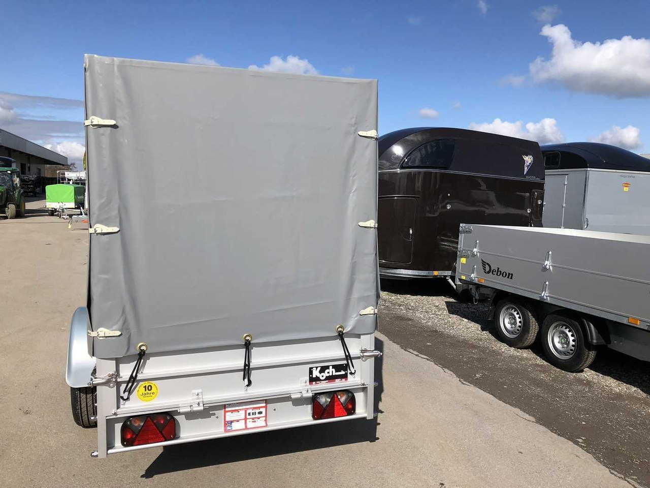 KOCH U4 mit Plane 1100 grau Kastenanhänger ungebremst - Rimorchio per auto: foto 5 KOCH U4 mit Plane 1100 grau Kastenanhänger ungebremst - Rimorchio per auto: foto 5