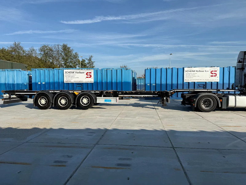 D-Tec Flexitrailer 3x Extandable / For all sizes container/tyres all 80%/Holland Trailer - Semirimorchio portacontainer/ Caisse interchangeable: foto 3 D-Tec Flexitrailer 3x Extandable / For all sizes container/tyres all 80%/Holland Trailer - Semirimorchio portacontainer/ Caisse interchangeable: foto 3