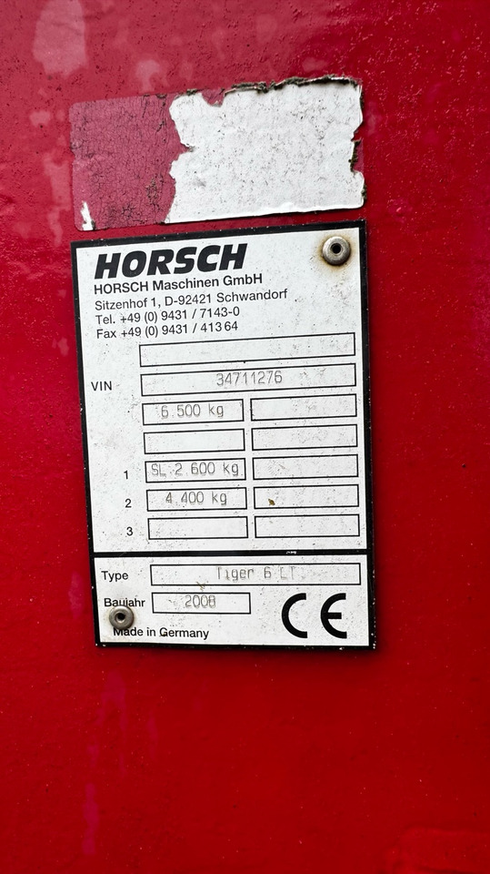 Horsch Tiger 6 LT in top Zustand - Coltivatore: foto 2 Horsch Tiger 6 LT in top Zustand - Coltivatore: foto 2
