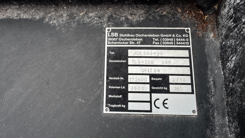 JCB 560-80 AgriXtra DualTech Vollausstattung top - Pala: foto 4 JCB 560-80 AgriXtra DualTech Vollausstattung top - Pala: foto 4