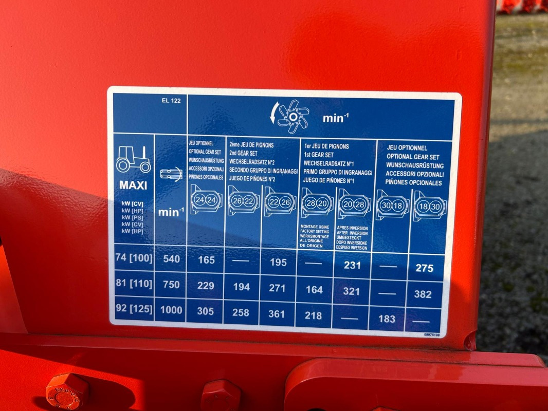 Kuhn EL 122-280 - Macchina per la lavorazione del terreno: foto 5 Kuhn EL 122-280 - Macchina per la lavorazione del terreno: foto 5
