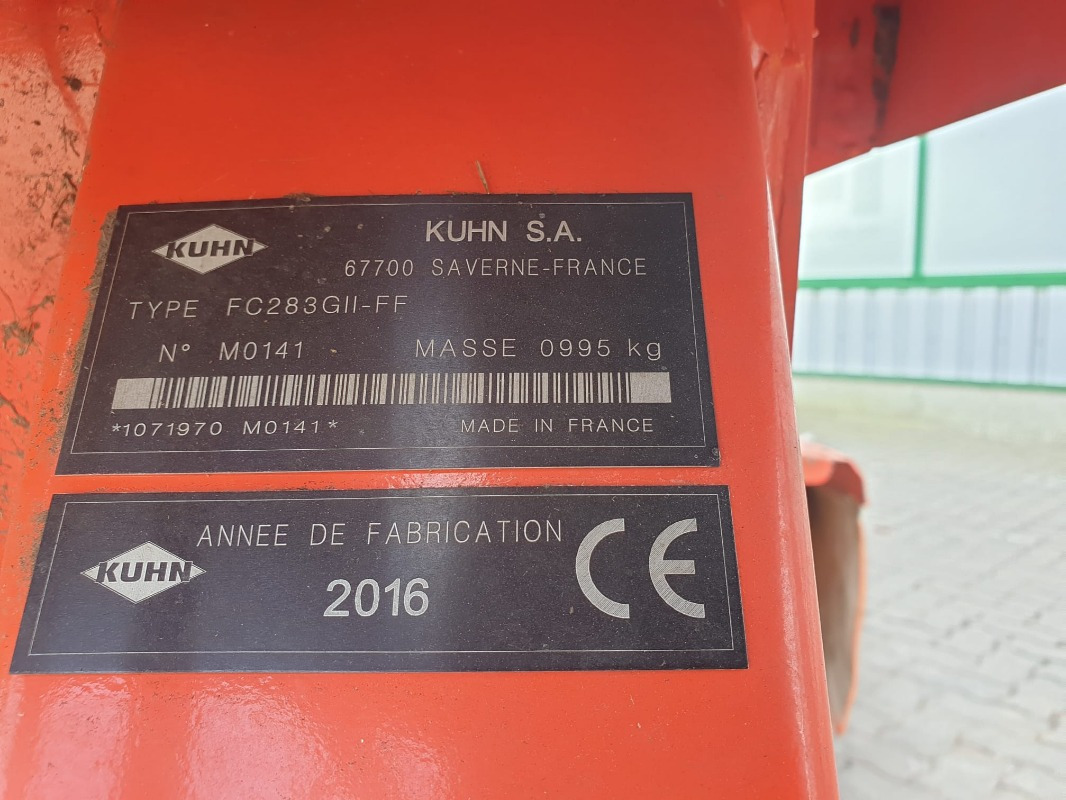 Kuhn FC 283 G-II FF LIFTCONTROL - Falciatrice: foto 2 Kuhn FC 283 G-II FF LIFTCONTROL - Falciatrice: foto 2