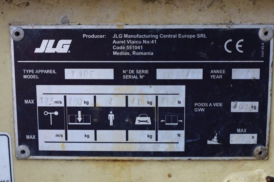 Piattaforma articolata JLG Toucan 10E Electric, 10.1 m Working Height, 200kg: foto 7