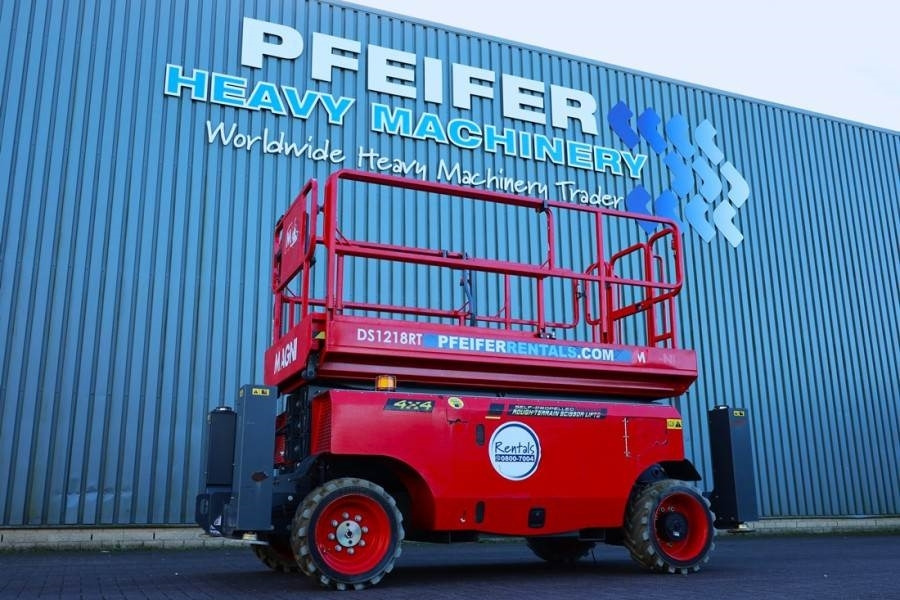 Magni DS1218RT Valid inspection, Diesel, 4x4 Drive, 12m - Piattaforma a pantografo: foto 1 Magni DS1218RT Valid inspection, Diesel, 4x4 Drive, 12m - Piattaforma a pantografo: foto 1