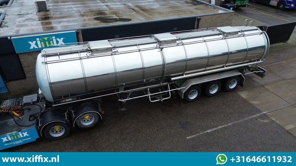 Burg 3-ass. Geisoleerde RVS tank oplegger / Food / 1 Compartiment - Semirimorchio cisterna: foto 1 Burg 3-ass. Geisoleerde RVS tank oplegger / Food / 1 Compartiment - Semirimorchio cisterna: foto 1