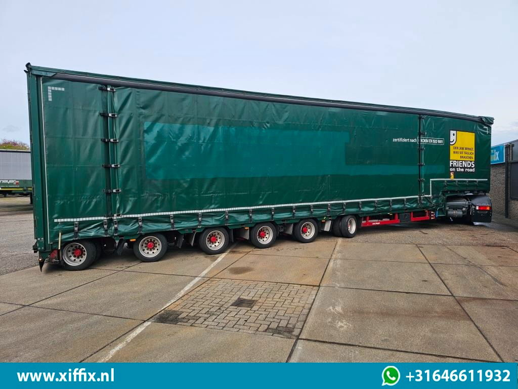 Meusburger 6-ass. Semi dieplader met elektrische huifopbouw / 3x naloop gestuurd - Semirimorchio pianale ribassato: foto 5 Meusburger 6-ass. Semi dieplader met elektrische huifopbouw / 3x naloop gestuurd - Semirimorchio pianale ribassato: foto 5