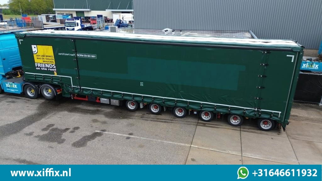Meusburger 6-ass. Semi dieplader met elektrische huifopbouw / 3x naloop gestuurd - Semirimorchio pianale ribassato: foto 2 Meusburger 6-ass. Semi dieplader met elektrische huifopbouw / 3x naloop gestuurd - Semirimorchio pianale ribassato: foto 2