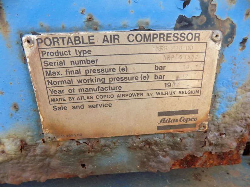 Atlas-Copco XRS 210 DD Atlas copco XRS 210 DD - Compressore d'aria: foto 4 Atlas-Copco XRS 210 DD Atlas copco XRS 210 DD - Compressore d'aria: foto 4