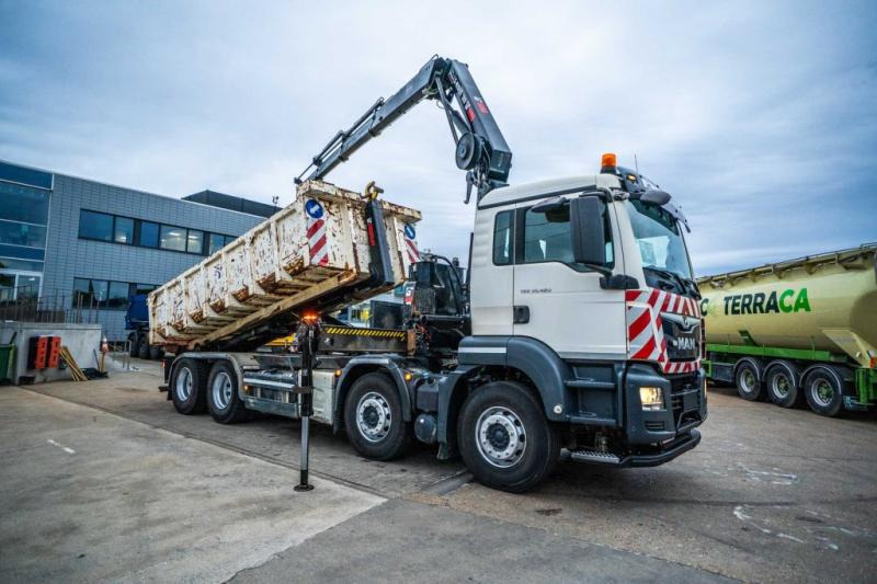 MAN TGS 32.420 BL + HIAB X-HIDUO 188/3x - Autocarro scarrabile, Camion con gru: foto 2 MAN TGS 32.420 BL + HIAB X-HIDUO 188/3x - Autocarro scarrabile, Camion con gru: foto 2
