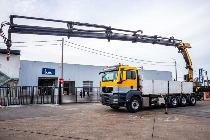 MAN TGS 35.440 BL - PK 42002-SH/6xhydr. - Autocarro con pianale/ Cassone fisso, Camion con gru: foto 1 MAN TGS 35.440 BL - PK 42002-SH/6xhydr. - Autocarro con pianale/ Cassone fisso, Camion con gru: foto 1