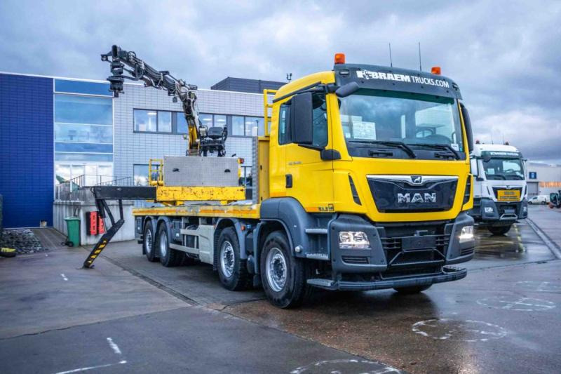 MAN TGS 35.460 BL - KENNIS 16R/3 - Autocarro con pianale/ Cassone fisso, Camion con gru: foto 2 MAN TGS 35.460 BL - KENNIS 16R/3 - Autocarro con pianale/ Cassone fisso, Camion con gru: foto 2