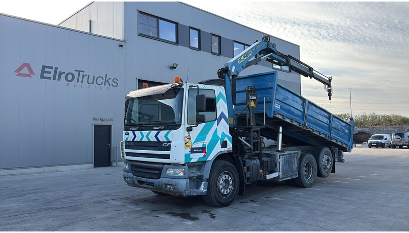 DAF 75 CF 250 (PALFINGER PK12000 / BELGIAN TRUCK / PERFECT CONDITION / LOW MILAGE) - Camion con gru: foto 1 DAF 75 CF 250 (PALFINGER PK12000 / BELGIAN TRUCK / PERFECT CONDITION / LOW MILAGE) - Camion con gru: foto 1