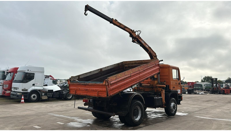 MAN 17.192 (4X4 / BIG AXLE / STEEL SUSPENSION / 8 TON CRANE) - Autocarro ribaltabile, Camion con gru: foto 5 MAN 17.192 (4X4 / BIG AXLE / STEEL SUSPENSION / 8 TON CRANE) - Autocarro ribaltabile, Camion con gru: foto 5