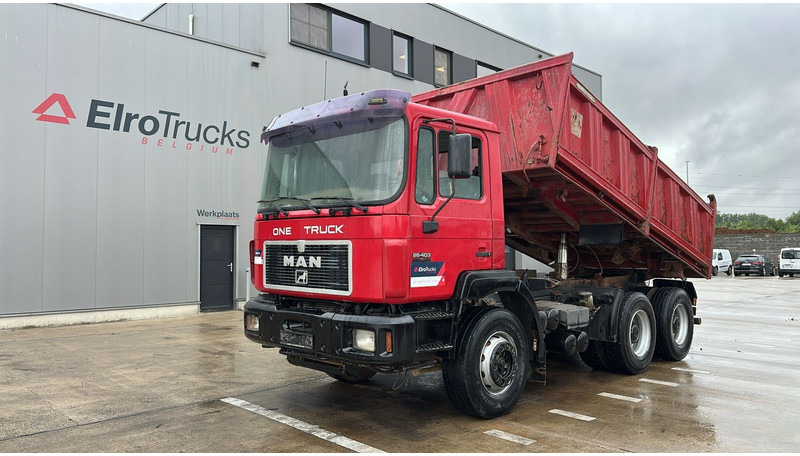 MAN 26.403 (STEEL SUSPENSION / VERY CLEAN / 6 CYLINDER / BIG AXLE / EURO 2) - Autocarro ribaltabile: foto 1 MAN 26.403 (STEEL SUSPENSION / VERY CLEAN / 6 CYLINDER / BIG AXLE / EURO 2) - Autocarro ribaltabile: foto 1