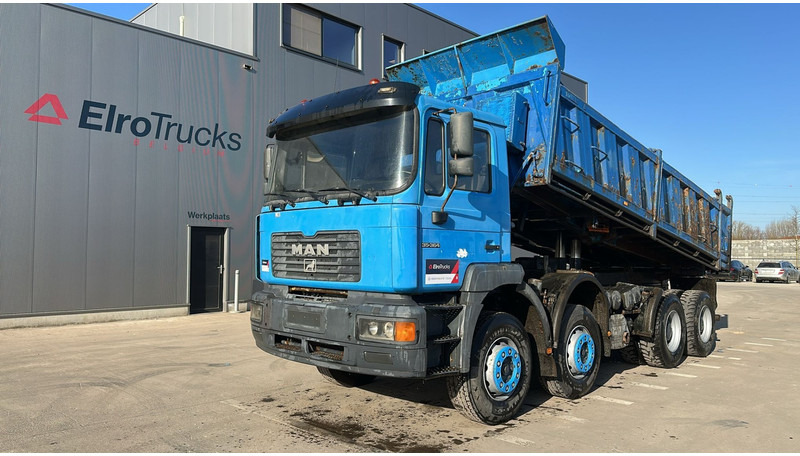 MAN 35.364 (STEEL SUSP. / 6 CYLINDER / BIG AXLE / EURO 2 / MEILLER TIPPER) - Autocarro ribaltabile: foto 1 MAN 35.364 (STEEL SUSP. / 6 CYLINDER / BIG AXLE / EURO 2 / MEILLER TIPPER) - Autocarro ribaltabile: foto 1