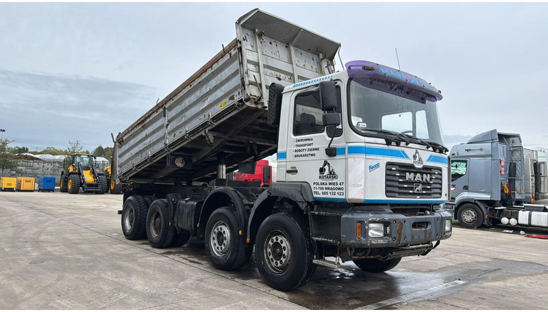 MAN 41.414 (6 CYLINDER / STEEL SUSP. / LAMES / BIG AXLE / GRAND PONT) - Autocarro ribaltabile: foto 3 MAN 41.414 (6 CYLINDER / STEEL SUSP. / LAMES / BIG AXLE / GRAND PONT) - Autocarro ribaltabile: foto 3