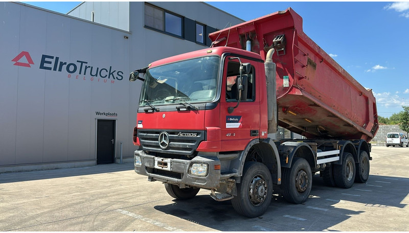 Mercedes-Benz Actros 4141 (8X6 / LAMES / STEEL / BIG AXLE / GRAND PONT / TAMBOURS / MANUAL GETRIEBE / MANUAL GEARBOX) - Autocarro ribaltabile: foto 1 Mercedes-Benz Actros 4141 (8X6 / LAMES / STEEL / BIG AXLE / GRAND PONT / TAMBOURS / MANUAL GETRIEBE / MANUAL GEARBOX) - Autocarro ribaltabile: foto 1