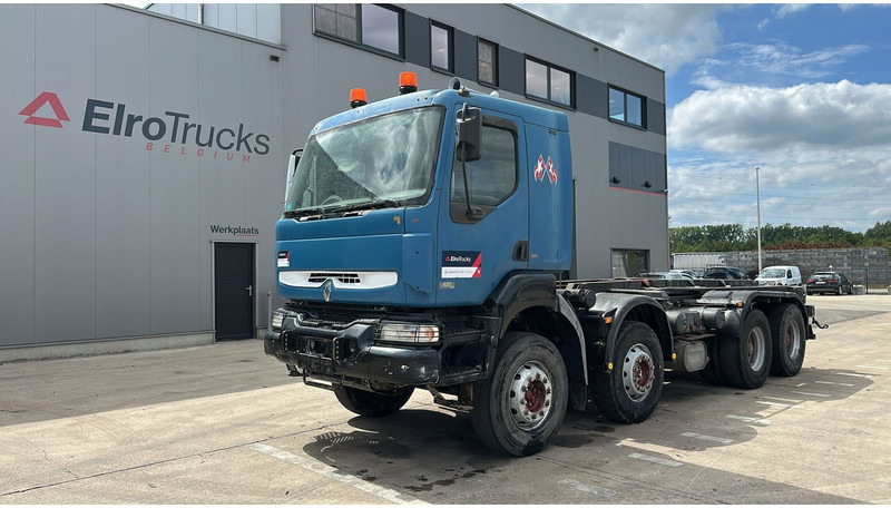 Renault KERAX 420 (8X4 / GRAND PONT / LAMES / BOITE MANUELLE / BONNE ETAT) - Autocarro telaio: foto 1 Renault KERAX 420 (8X4 / GRAND PONT / LAMES / BOITE MANUELLE / BONNE ETAT) - Autocarro telaio: foto 1