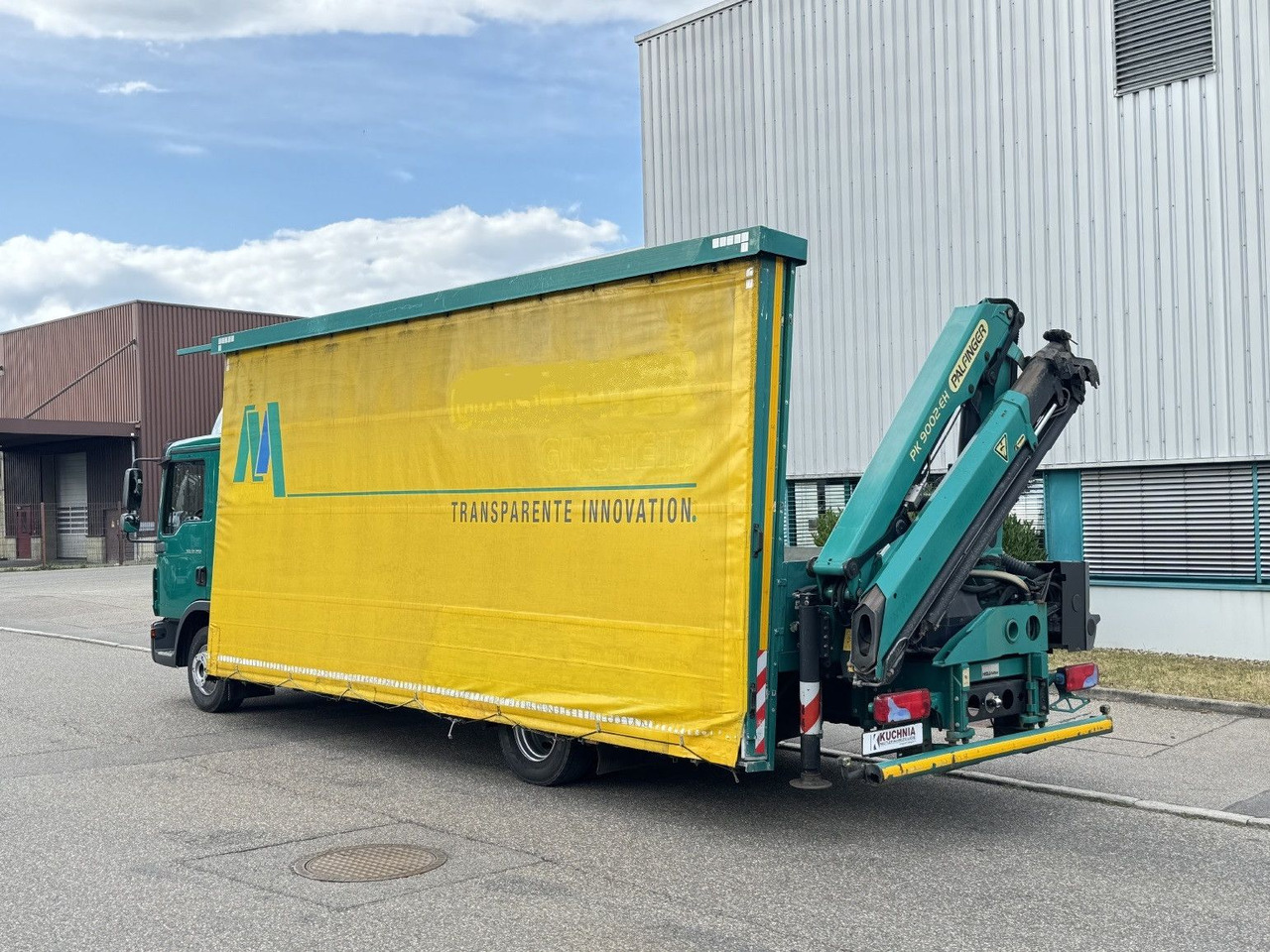MAN TGL 12.250 Glastransport Kran PK9002 Funk Klima - Camion con gru: foto 5 MAN TGL 12.250 Glastransport Kran PK9002 Funk Klima - Camion con gru: foto 5