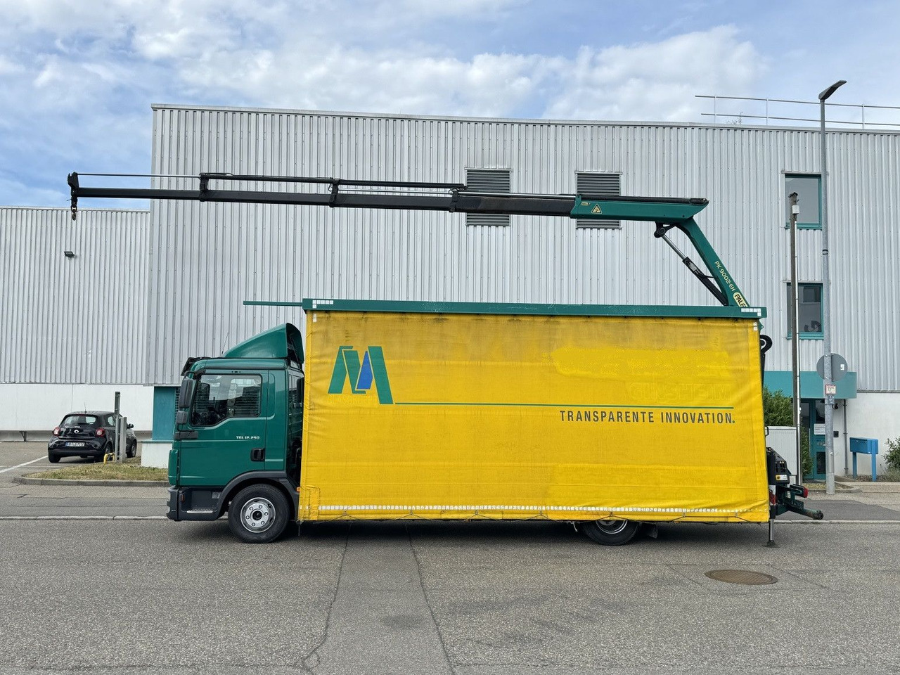 MAN TGL 12.250 Glastransport Kran PK9002 Funk Klima - Camion con gru: foto 4 MAN TGL 12.250 Glastransport Kran PK9002 Funk Klima - Camion con gru: foto 4