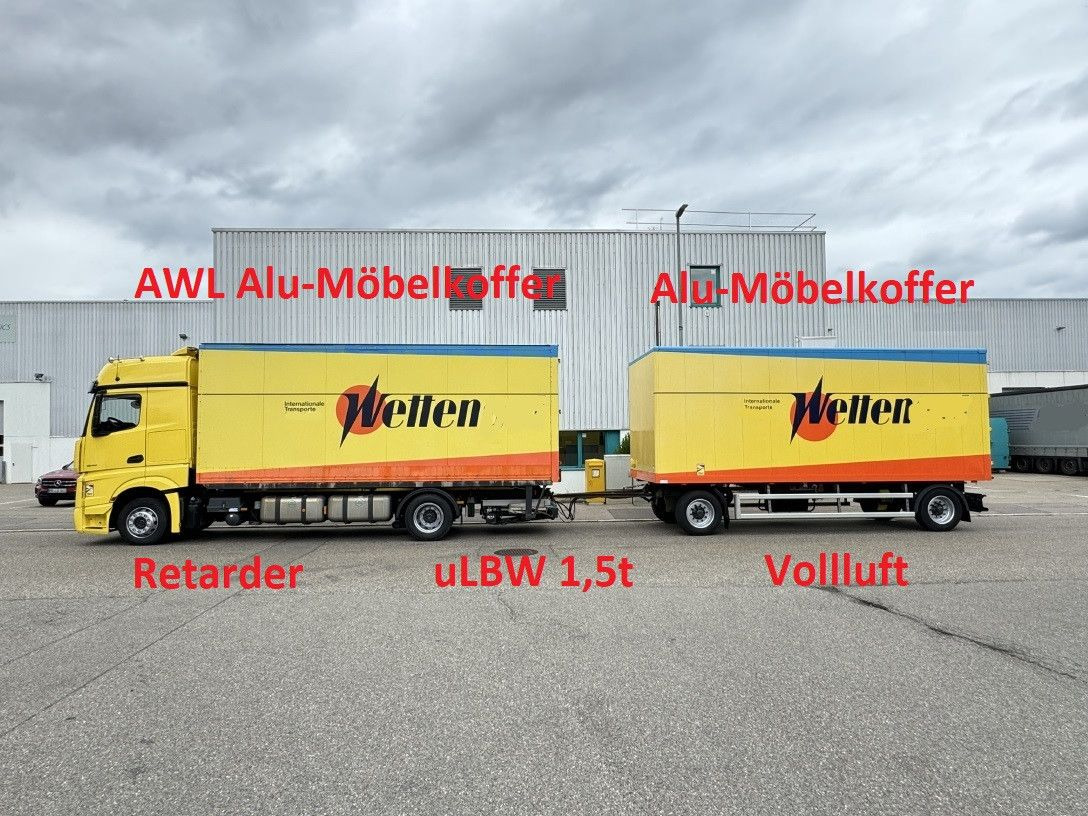 Mercedes-Benz Actros 1848 LL Gr.Haus AWL-Möbelkoffer uLBW - Autocarro furgonato: foto 2 Mercedes-Benz Actros 1848 LL Gr.Haus AWL-Möbelkoffer uLBW - Autocarro furgonato: foto 2