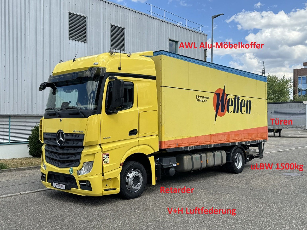 Mercedes-Benz Actros 1848 LL Gr.Haus AWL-Möbelkoffer uLBW - Autocarro furgonato: foto 1 Mercedes-Benz Actros 1848 LL Gr.Haus AWL-Möbelkoffer uLBW - Autocarro furgonato: foto 1