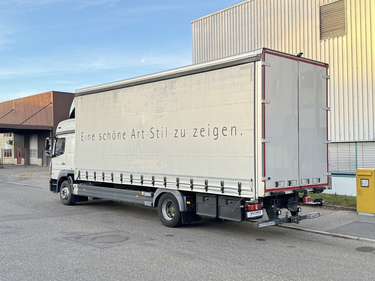 Mercedes-Benz Atego 1524 Alu-Koffer Schiebeplane Gr.Haus ATM - Autocarro furgonato: foto 5 Mercedes-Benz Atego 1524 Alu-Koffer Schiebeplane Gr.Haus ATM - Autocarro furgonato: foto 5