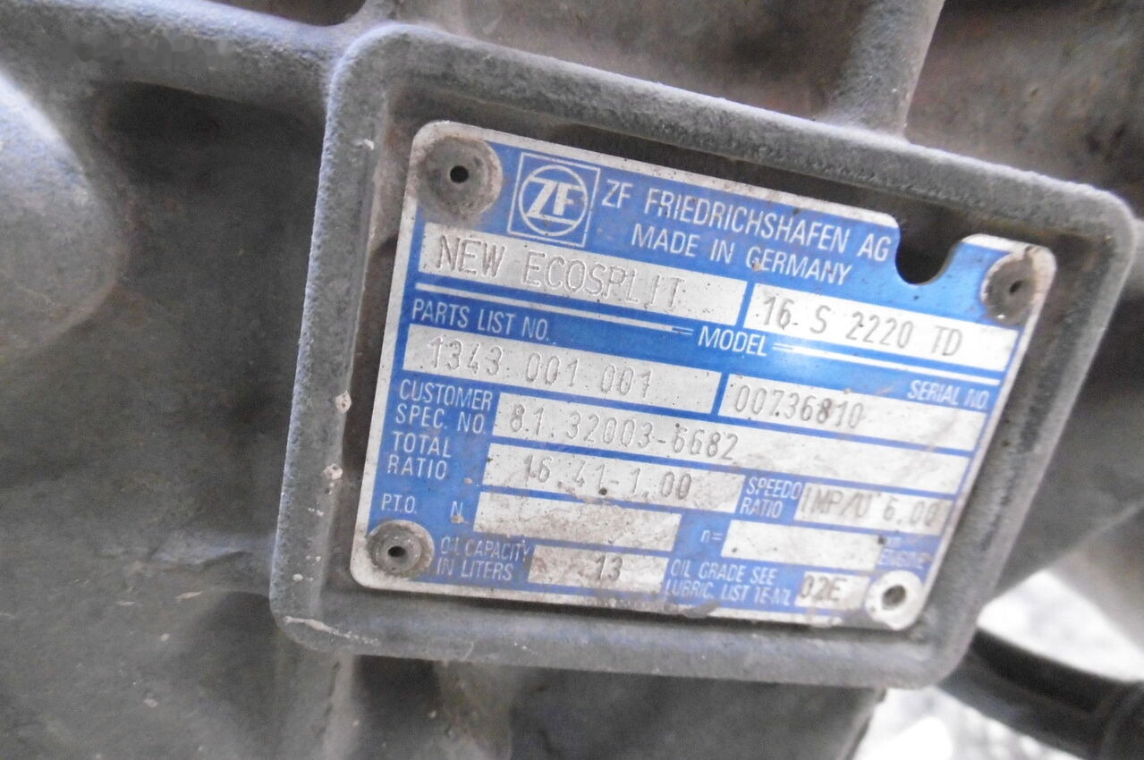 MAN ZF 16S2220TD MAN - Cambio per Camion: foto 3 MAN ZF 16S2220TD MAN - Cambio per Camion: foto 3