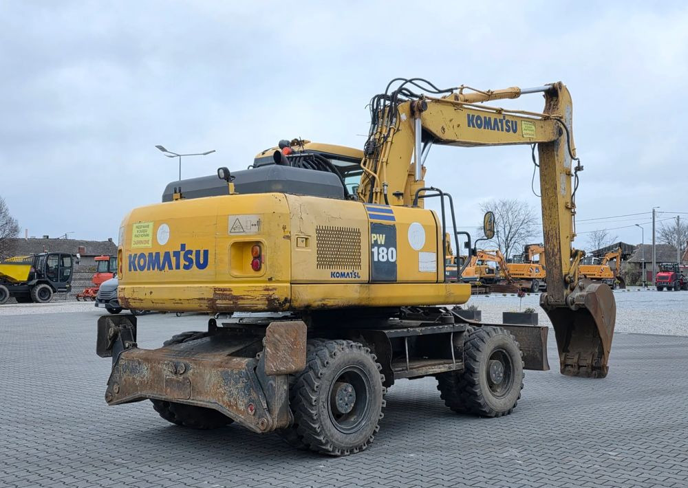 Komatsu PW 180-7EO, 2007 ROK, PODPORY + PŁUG - Escavatore gommato: foto 4 Komatsu PW 180-7EO, 2007 ROK, PODPORY + PŁUG - Escavatore gommato: foto 4