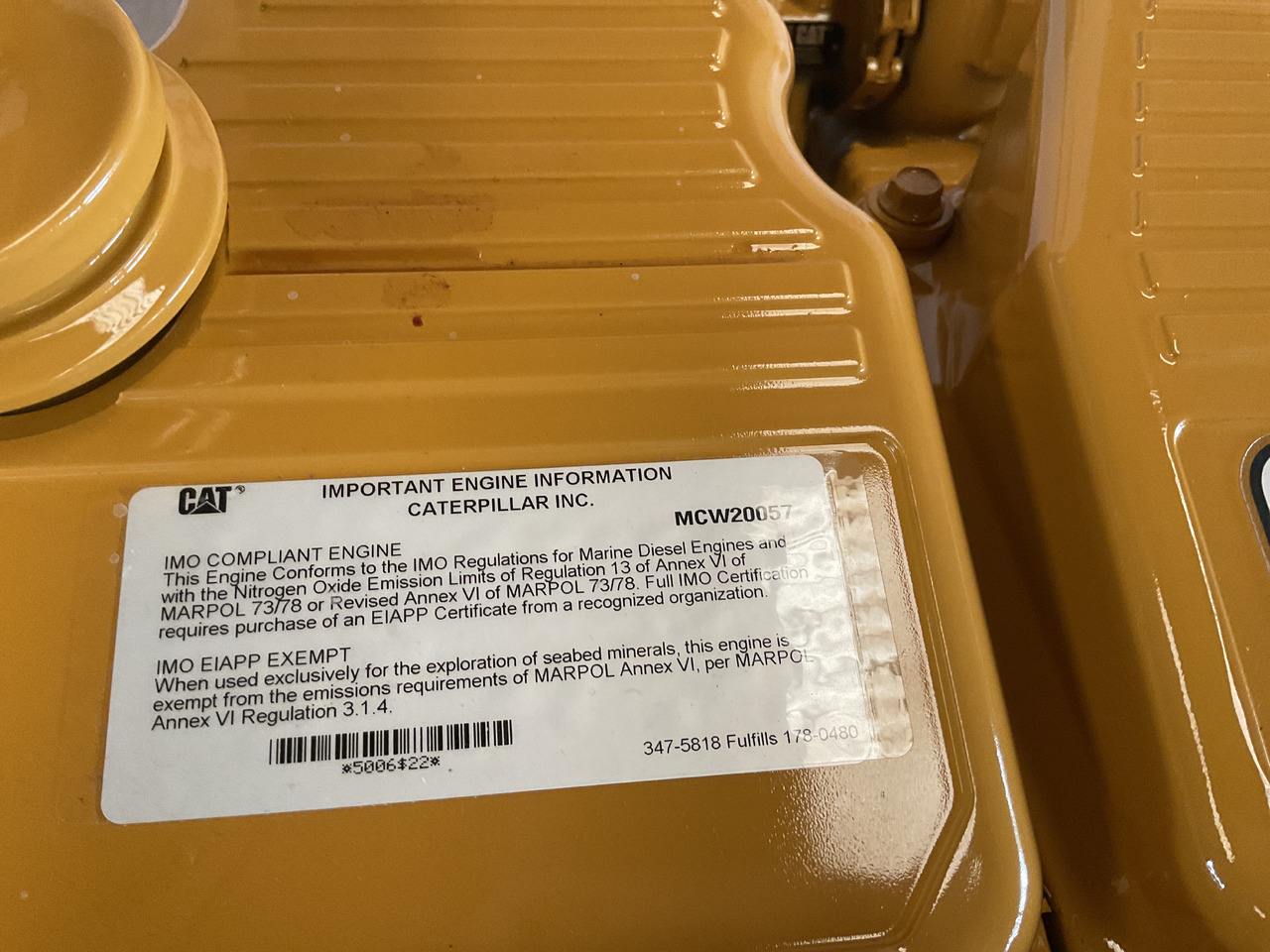 Caterpillar C15 Acert - Motore: foto 3 Caterpillar C15 Acert - Motore: foto 3