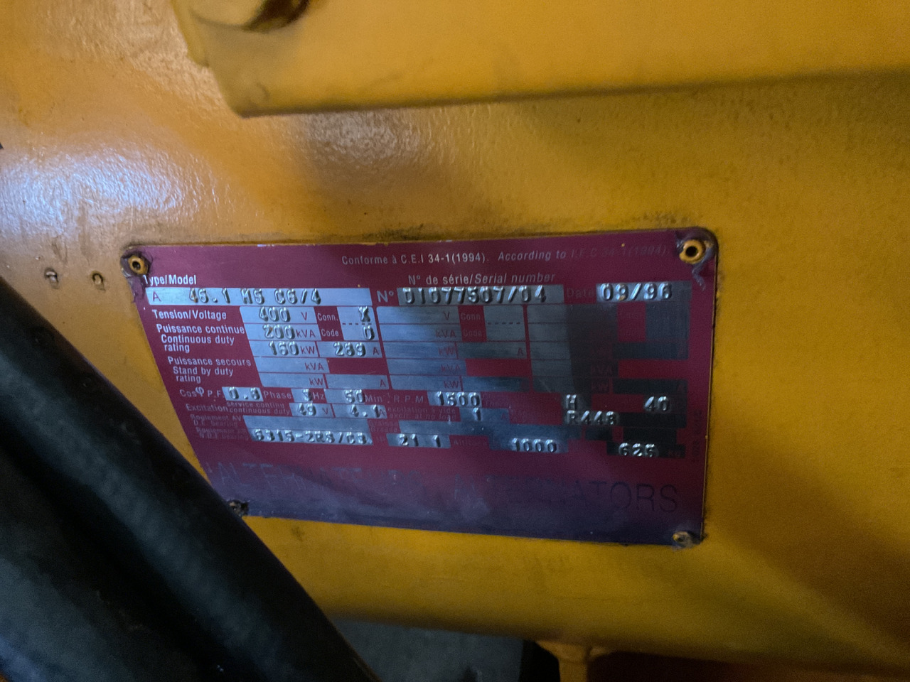 Volvo SDMO generator set. 200KVA. Very complete. Tested and approved. - Gruppo elettrogeno: foto 4 Volvo SDMO generator set. 200KVA. Very complete. Tested and approved. - Gruppo elettrogeno: foto 4