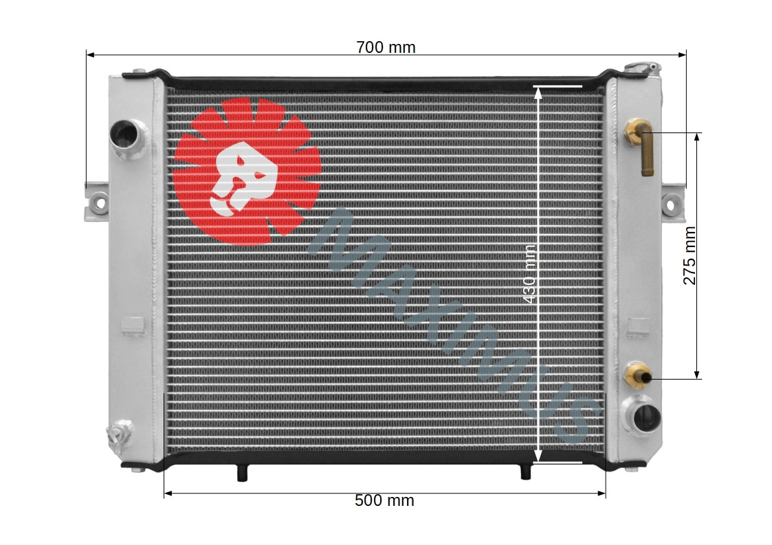 TOYOTA G837 , 7FDU30 , 7FDU32 , 7FDGU30 , 7FGU32 , 7FDU20 , 7FDU25 , 7FDGU20 , 7FGU25 - Radiatore per Carrello elevatore: foto 3 TOYOTA G837 , 7FDU30 , 7FDU32 , 7FDGU30 , 7FGU32 , 7FDU20 , 7FDU25 , 7FDGU20 , 7FGU25 - Radiatore per Carrello elevatore: foto 3