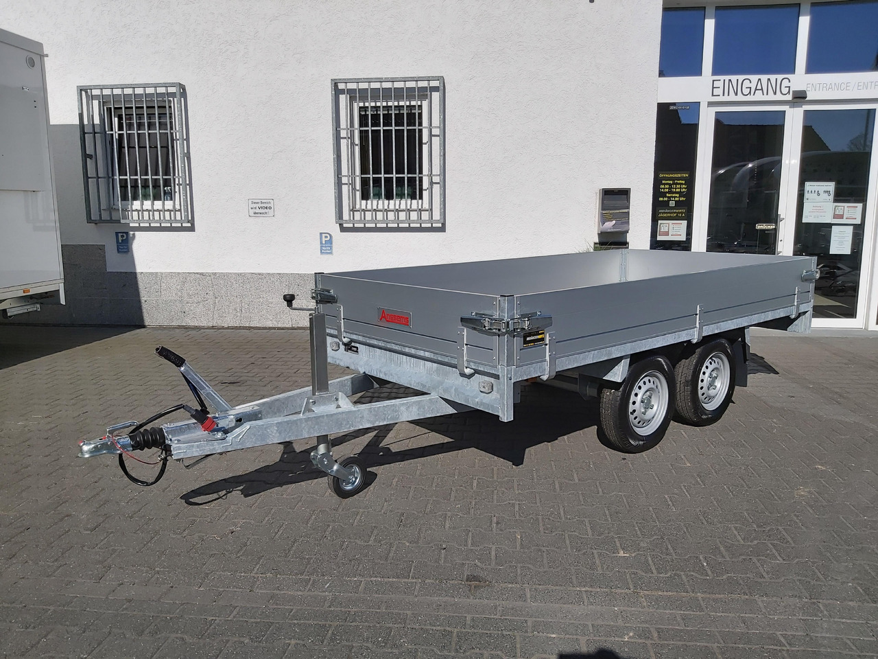 Anssems Hochlader PSX - S 2500 305x153x30cm 180cm Hochplane grau (M) 2500kg Winter AKTION - Rimorchio centinato: foto 5 Anssems Hochlader PSX - S 2500 305x153x30cm 180cm Hochplane grau (M) 2500kg Winter AKTION - Rimorchio centinato: foto 5
