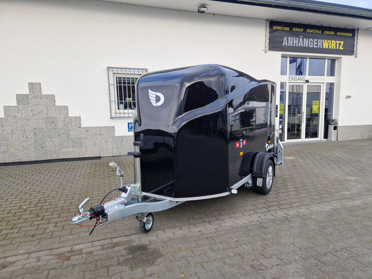 Rimorchio per auto Debon Cargo 1300 300x152x168cm black Seitentür Alufelgen silver Pullman II 100km/H 1300kg Modell 25: foto 11
