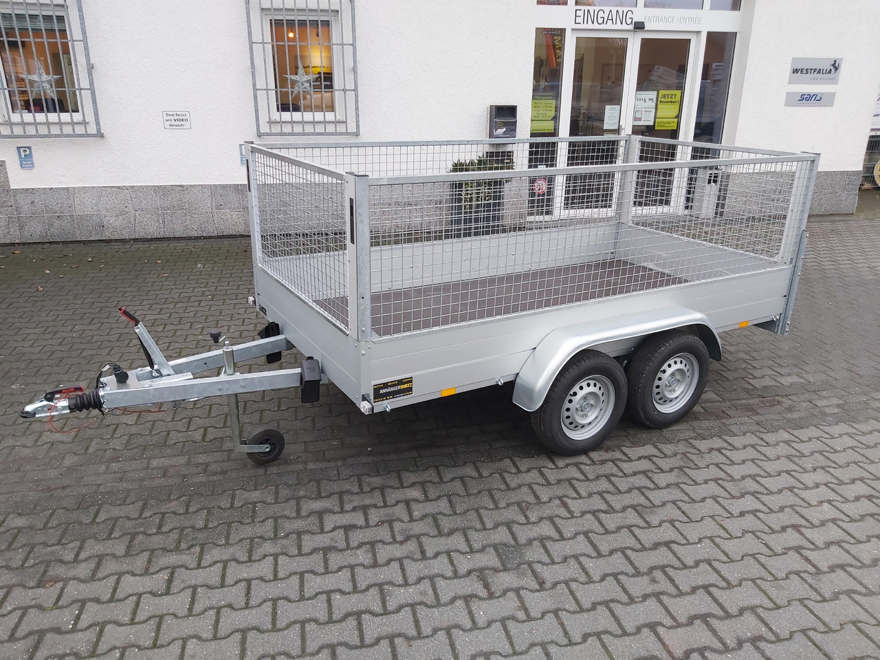 GTT 2000 301x151x30cm ALULINER mit 70cm Laubgitter (M) 2000kg - Rimorchio pianale/ Cassonato: foto 2 GTT 2000 301x151x30cm ALULINER mit 70cm Laubgitter (M) 2000kg - Rimorchio pianale/ Cassonato: foto 2
