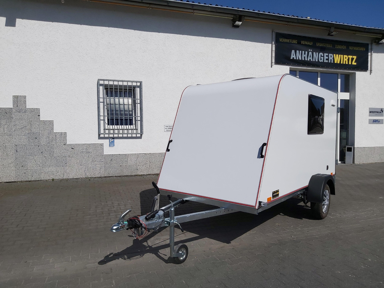 Caravan Kargo Camp TFS S Midi 320x150x150cm aero LUX Bett Fenster Seitentür Dachluke Strom 750kg Bremse 2024: foto 15