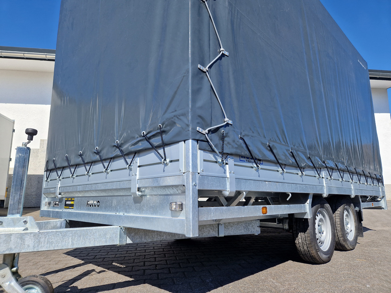 MEDAX - 2 3000 405x203x210cm Hochplane grau 12" niedrig Fahrwerk 3000kg - Rimorchio centinato: foto 3 MEDAX - 2 3000 405x203x210cm Hochplane grau 12" niedrig Fahrwerk 3000kg - Rimorchio centinato: foto 3