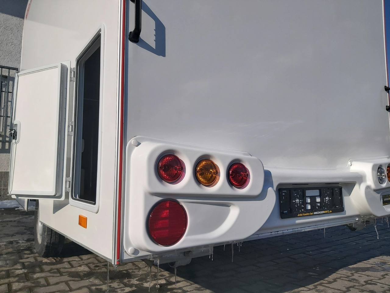 Rimorchio autonegozio Verkaufsanhänger VK P 360 200 aero 360cm Verkaufsklappe Kühlthekenausstattung Profi L 1300kg: foto 12 Rimorchio autonegozio Verkaufsanhänger VK P 360 200 aero 360cm Verkaufsklappe Kühlthekenausstattung Profi L 1300kg: foto 12