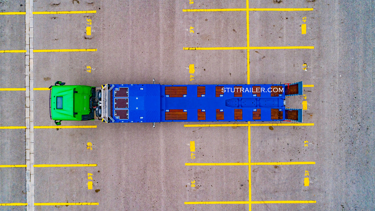 STU 5 Axle Hydraulic Steering Extendable Low Laoder - Semirimorchio pianale ribassato: foto 3 STU 5 Axle Hydraulic Steering Extendable Low Laoder - Semirimorchio pianale ribassato: foto 3