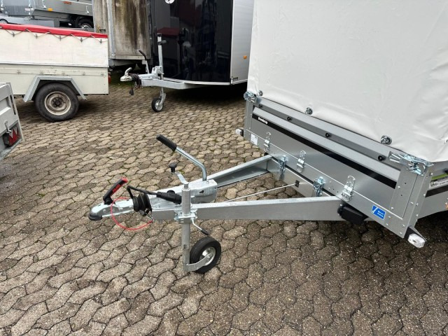 Brenderup 2260WSB1300 Stahl, 1,3 to. kippbar, mit Plane 180 cm, 2580x1530x400mm - Rimorchio per auto: foto 2 Brenderup 2260WSB1300 Stahl, 1,3 to. kippbar, mit Plane 180 cm, 2580x1530x400mm - Rimorchio per auto: foto 2