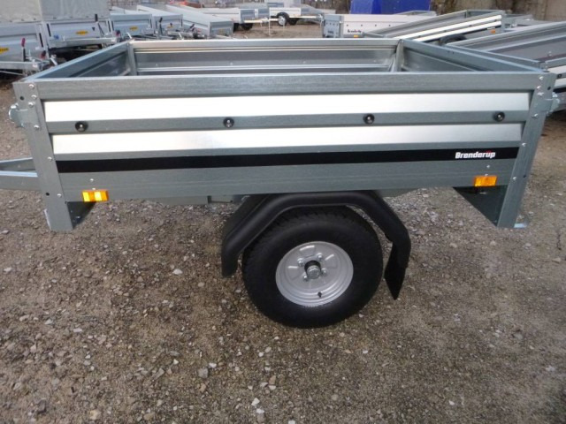 Brenderup 3150S UB750 Stahl Hochlader, 1440x1160x350 mm, 100 km/h - Rimorchio per auto: foto 2 Brenderup 3150S UB750 Stahl Hochlader, 1440x1160x350 mm, 100 km/h - Rimorchio per auto: foto 2