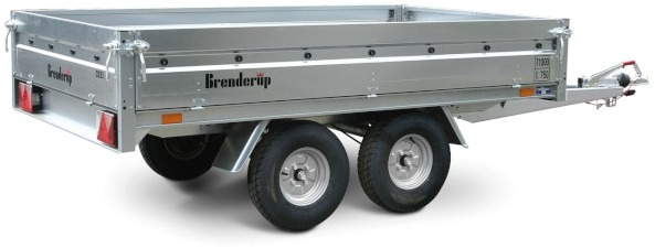 Brenderup 3251S TB1000, 1000 kg, Stahl Hochlader, 2500 x 1420 x 350 mm - Rimorchio per auto: foto 4 Brenderup 3251S TB1000, 1000 kg, Stahl Hochlader, 2500 x 1420 x 350 mm - Rimorchio per auto: foto 4