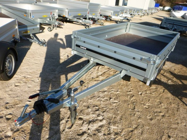 Brenderup 3251S TB1000, 1000 kg, Stahl Hochlader, 2500 x 1420 x 350 mm - Rimorchio per auto: foto 1 Brenderup 3251S TB1000, 1000 kg, Stahl Hochlader, 2500 x 1420 x 350 mm - Rimorchio per auto: foto 1