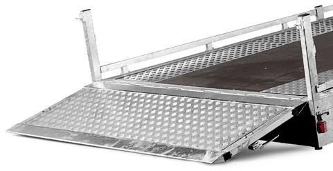 Brenderup 6420 Alu, 64203500, Hochlader kippbar 3,5 t. 4080x2050x100mm - Rimorchio per auto: foto 2 Brenderup 6420 Alu, 64203500, Hochlader kippbar 3,5 t. 4080x2050x100mm - Rimorchio per auto: foto 2
